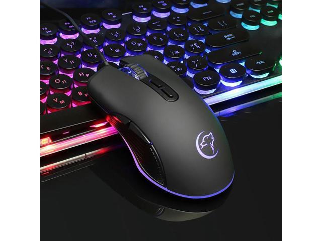 Mini Optical Wired Mouse 4 Colors LED Light Gaming Mice G830 for Gamers PC Computer Laptop Notebook Accessories