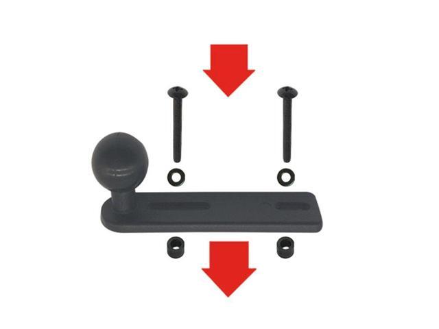 1Set Motorcycle Handlebar Pump Mount with Ball Head for Ram Mounts for Gopro Action Cameras DSLR SJCAM Smartphones Accessories