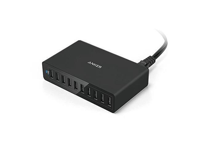 Anker 60W 10-Port USB Wall Charger PowerPort 10 for iPhone 7 / 6s / Plus iPad Pro / Air 2 / mini Galaxy S7 / S6 / Edge / Plus Note 5 / 4 LG
