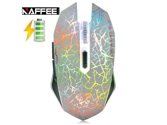 Rechargeable NAFFEE 24GHz Wireless 2400DPI Silence Key illuminated Gaming Mouse