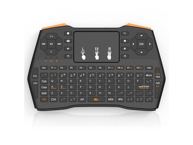 i8 plus No Backlit 24GHz Mini Wireless Keyboard with Touchpad English Russian Air Mouse Remote Control For Android TV Box