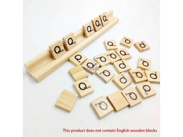 Wooden Alphabet English Letters Bricks Jigsaw Blocks Kids Educational Puzzle Toy Z17