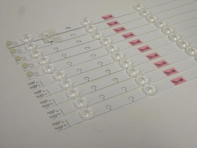 Samsung BN96-39055A/BN96-39056A LED Strips Set (10) for UN55H6203AFXZA