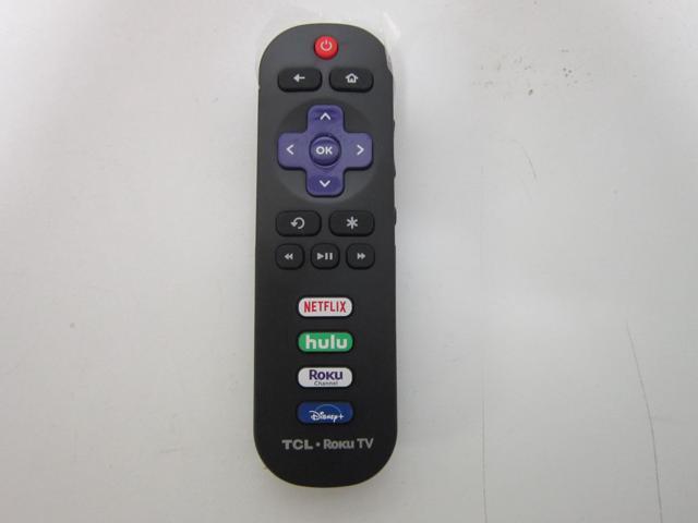 TCL Roku Remote Netflix Hulu Roku Disney+ (06-IRPT20-URC280J) URC280J