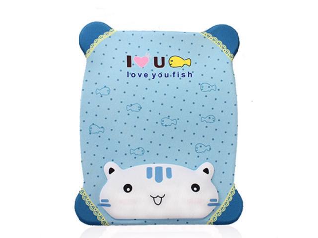 Cartoon Silicone Wristband Mouse Pad(Blue Cat)