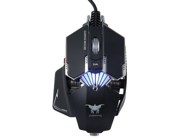 Combatwing CW20 PRO RGB Lights 4000 DPI Gaming Mouse Upgrade Version Length: 15m (Black)