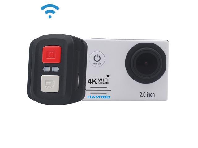 HAMTOD HF60 Pro UHD 4K WiFi 160MP Sport Camera with Waterproof Case & Remote Control Generalplus 4247 20 inch LCD Screen 120 Degree Wide Angle