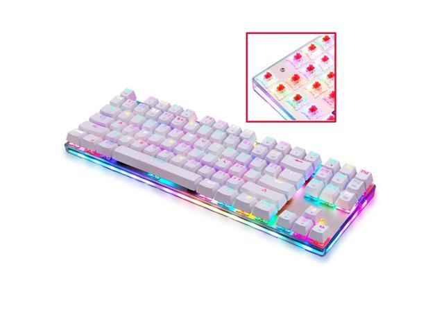 MOTOSPEED K87S USB Wired Mechanical Game Keyboard with RGB Backlight 87 Keys Red Switch