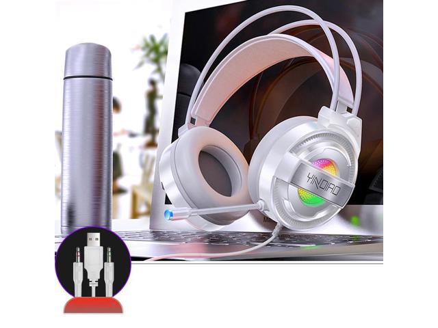 YINDIAO Q3 USB + Dual 35mm Wired E-sports Gaming Headset with Mic & RGB Light Cable Length: 167m
