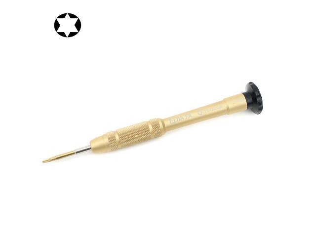 Professional Repair Tool Open Tool 25mm T5 Hex Tip Socket Screwdriver (Gold)