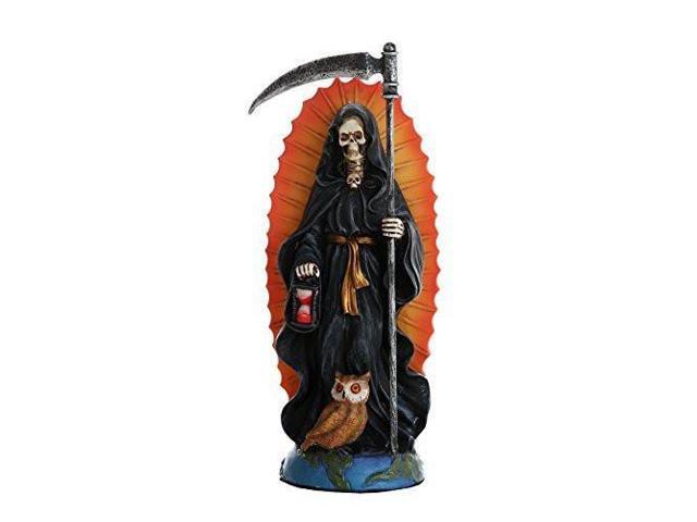Santa Muerte Saint of Holy Death Standing Religious Statue 725 Inch Black Magic Protection Santisima Muerte Sculpture