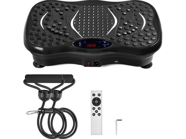 VEVOR Vibration Plate Exercise Machine Whole Body Vibration Machine with Loop Resistance Bands 3D Motion Vibration Platform for Home Training