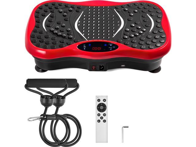 VEVOR Vibration Plate Exercise Machine Whole Body Vibration Machine with Loop Resistance Bands 3D Motion Vibration Platform for Home Training