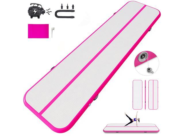 VEVOR 10ft 13ft 16ft 20ft 23ft 26ft 30ft Air Track 8 inches Airtrack 4 inches Inflatable Air Track Tumbling Mat for Gymnastics Martial Arts
