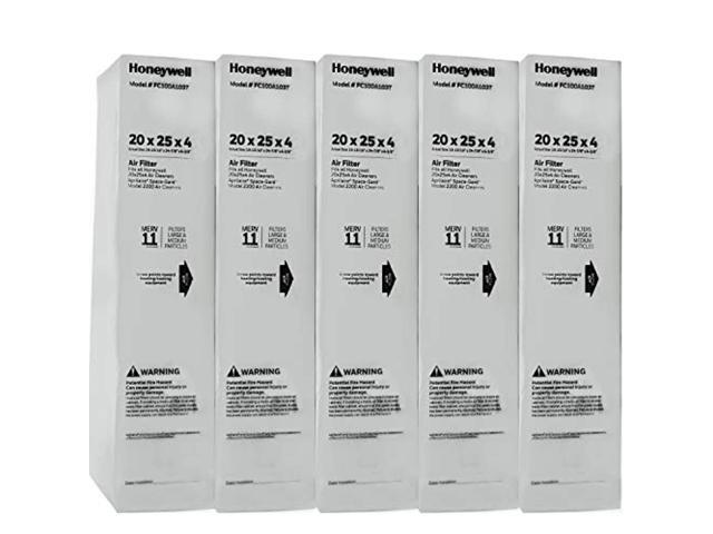 honeywell fc100a1037-5 20' x 25' merv 11 filter media (pack of 5)