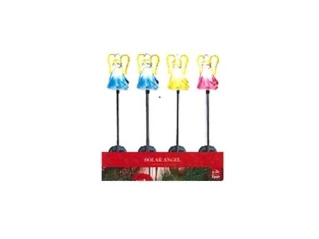 Alpine Corp SOT886BB Solar Angel Garden LED Stake Color Pack of 20