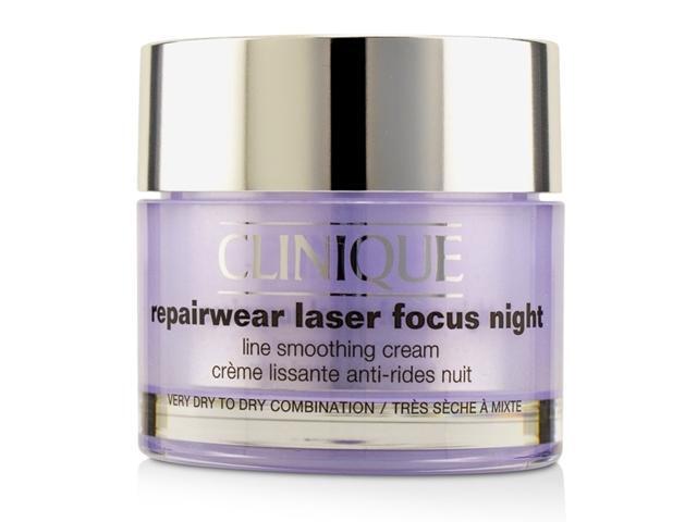 Clinique Repairwear Laser Focus Night Line Smoothing Cream - Very Dry To Dry Combination 50ml/17oz