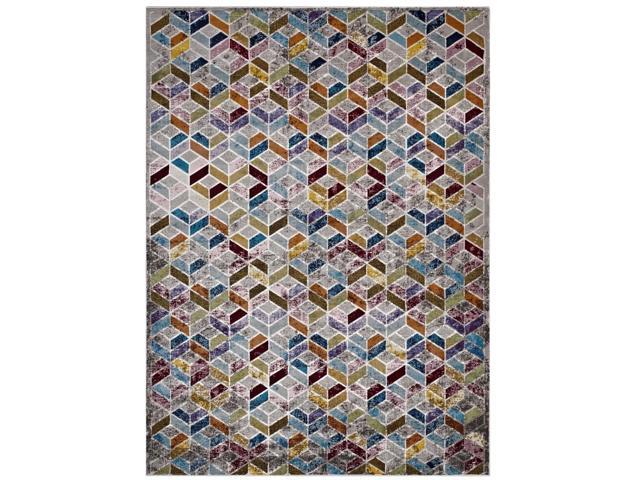 Laleh Geometric Mosaic 4x6 Area Rug