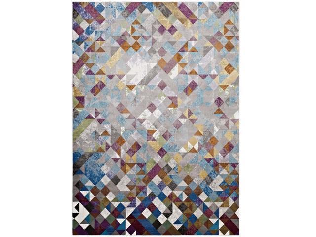 Lavendula Triangle Mosaic 5x8 Area Rug