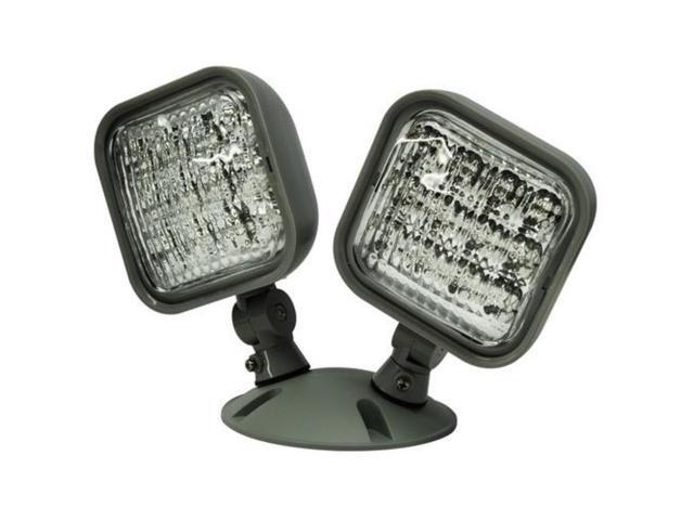 Morris Products 73306 Remote Multi-Volt LED Emergency Lamp 2 Head Weatherproof