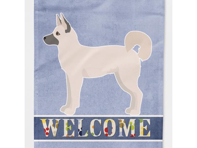 Caroline's Treasures CK3736CHF Gerberian Shepsky Welcome Flag Canvas House Size Large multicolor