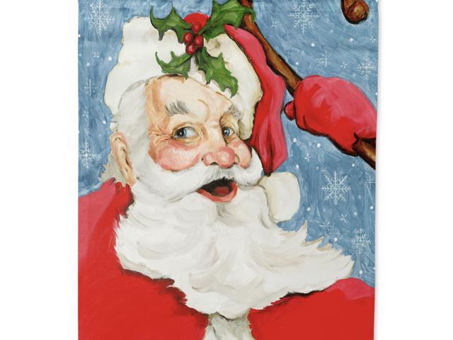 Caroline's Treasures PJH3018CHF Santa Claus Old Father Christmas Flag Canvas House Size Large multicolor