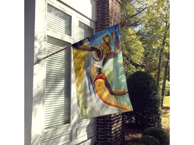 Caroline's Treasures JMK1178CHF Beach Volleyball Flag Canvas House Size Large multicolor