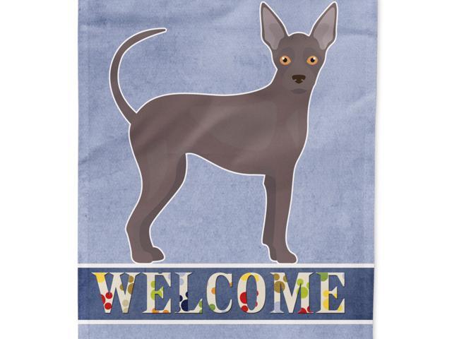 Caroline's Treasures CK3630CHF Abyssinian or African Hairless Dog Welcome Flag Canvas House Size Large multicolor