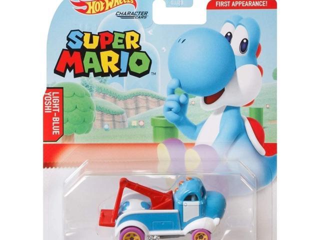 UPC 887961907674 product image for Hot Wheels Super Mario Light Blue Yoshi Car Nintendo Vehicle Kart Mattel | upcitemdb.com