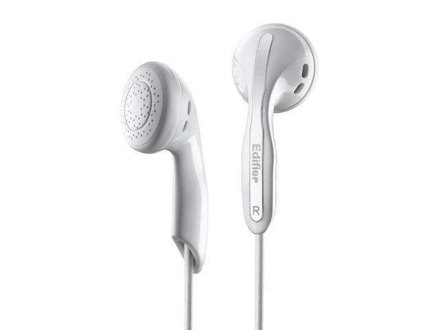 Edifier H180 Headphones Hi-Fi Stereo In Ear Earphones Durable Cord Classic Ear Buds Black White
