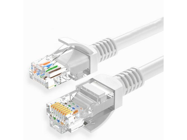 100FT Cat5E PoE IP Camera NVR Ethernet Cable Outdoor/Indoor RJ45 Jacks Cord Wire 