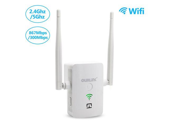 1200Mbps WiFi Range Extender Repeater Wireless Amplifier Router Signal Booster A
