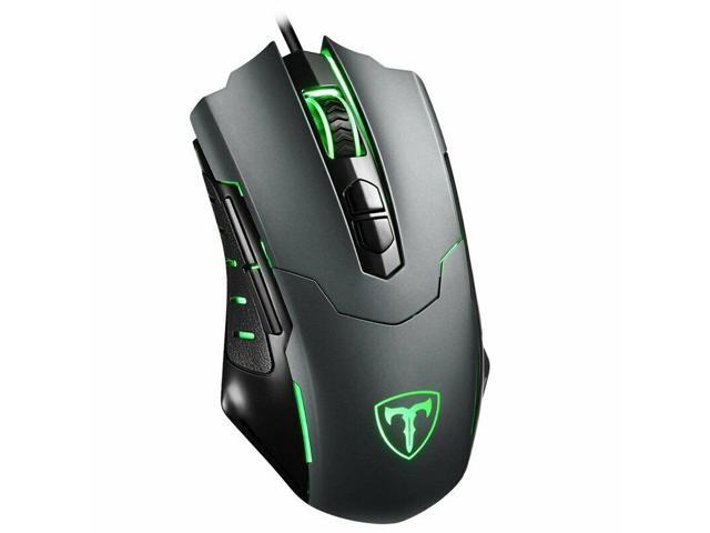 Ergonomic Optical Wired Gaming Mouse RGB Backlight Programmable Button PC Laptop