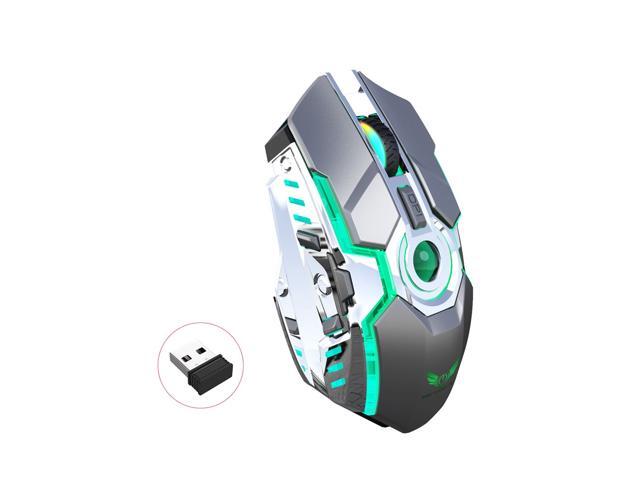 New rechargeable mouse RGB light wireless mouse 24G adjustable DPI game player 7 Buttons Gaming Machine Laptop Computer Mouses For PC