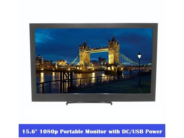 156' 1920x1080 Full HD IPS Portable Monitor 1080p HDR with Mini HDMI x 2 / 35mm Headphone / Micro USB Ports 5V/2A Micro USB or 12V/2A DC Power