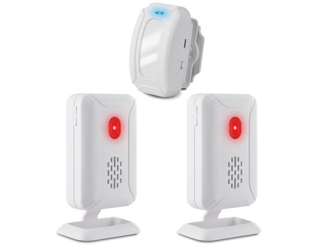 GREENCYCLE Wireless Motion Sensor Detector Alarm Home Security Alert Store Welcome Chime Door Entry Doorbell (918 Feet 36 Tunes 4 Volume