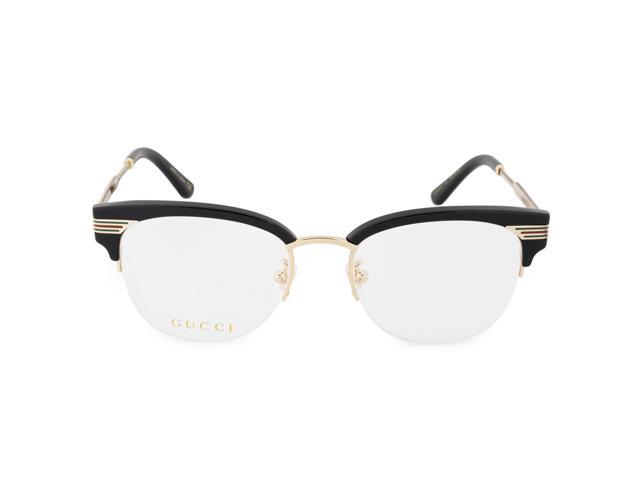 UPC 889652093505 product image for gucci gg 0201o 001 black plastic eyeglasses 50mm | upcitemdb.com