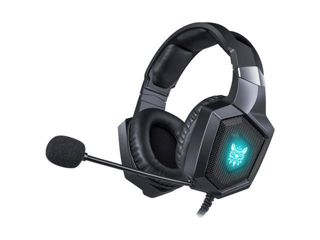 ONIKUMA K8 Over Ear Bass Stereo Surround Gaming Headphone with Microphone & RGB Color Changing Lights