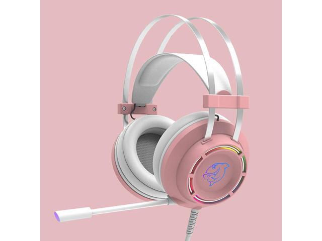 Ajazz DHG160 Computer Gaming Headset Head-mounted Game 71-channel Listening to the Sound Super Bass with Wheat