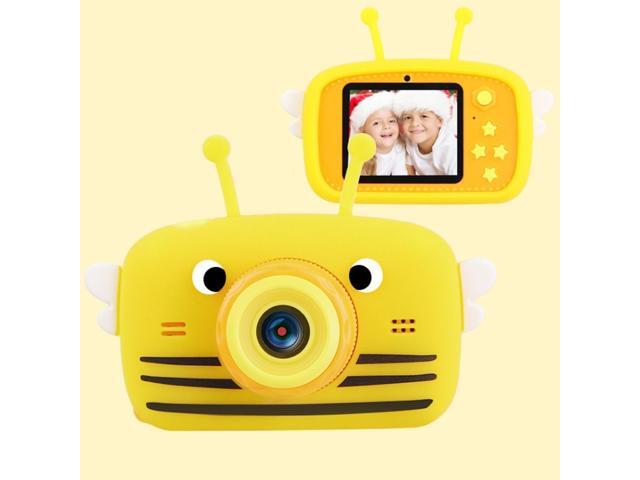 HoneyBee Children Toy Camera HD Front and Rear Dual-lens Camera Cartoon Digital Camera