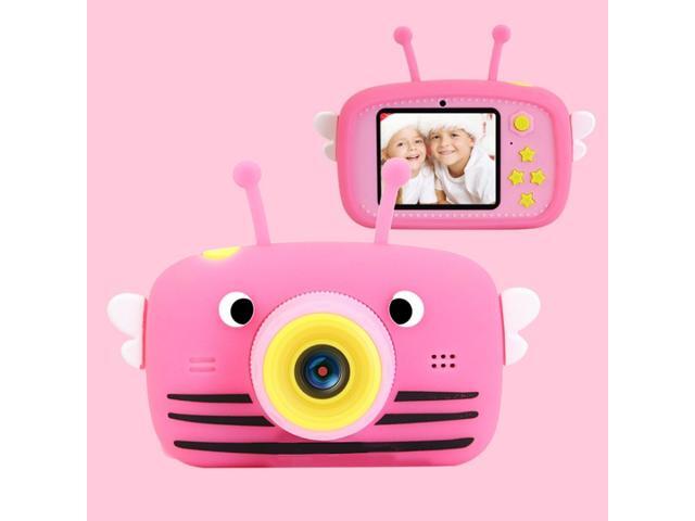 HoneyBee Children Toy Camera HD Front and Rear Dual-lens Camera Cartoon Digital Camera