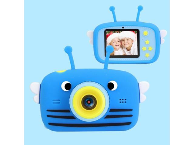 HoneyBee Children Toy Camera HD Front and Rear Dual-lens Camera Cartoon Digital Camera