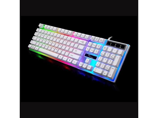 Gaming Keyboard ZGB G21 104 Keys USB Wired Mechanical Colorful Backlight Office Computer Keyboard