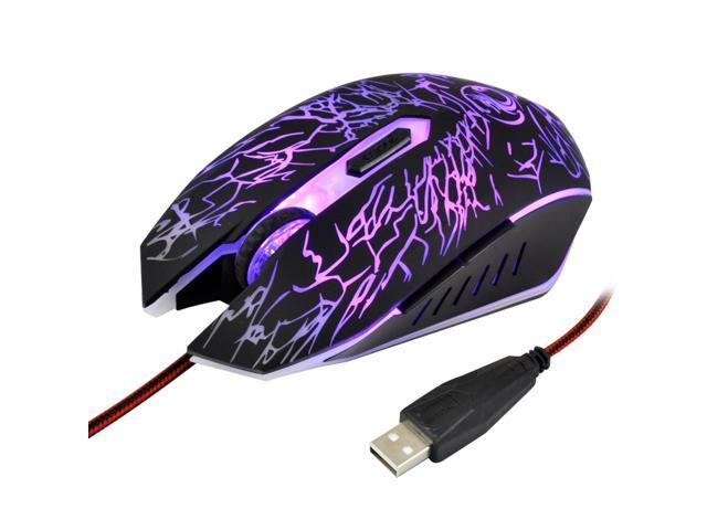 SUNSKY Estone X5 USB 6 Buttons 3600 DPI Wired Optical Gaming Mouse for Computer PC Laptop