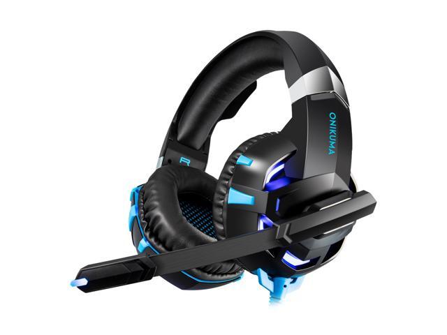 ONIKUMA K2A Over Ear Bass Stereo Surround Gaming Headphone with Microphone & LED Lights