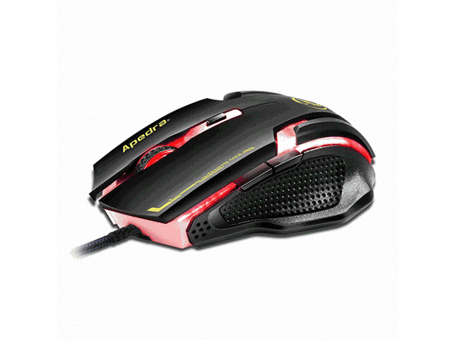 SUNSKY Wired USB Optical Mouse PC Mouse Gaming High Precision Gaming Mouse for Computer PC Laptop Mice with LED Light