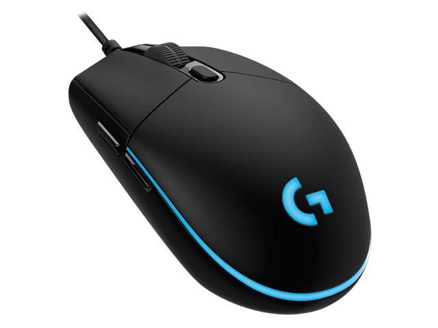 Logitech G Pro 16000DPI RGB Illumination Macro Programming Wired Optical Gaming Mouse Length: 18m (Black)