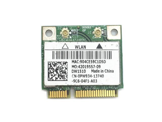 For DW1510 PW934 80211 AGN Wireless Half Mini PCI-E BCM94322HM8L Dual Brand