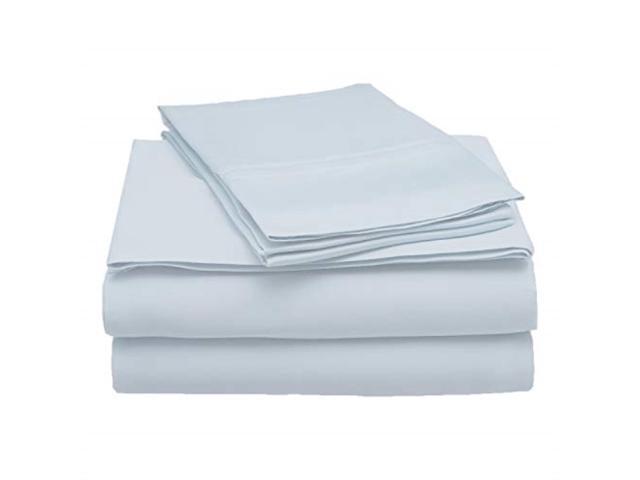 Superior 100% Modal 4-Piece Solid Sheet Set Queen Light Blue
