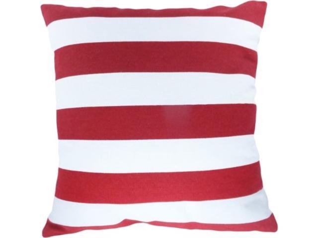 UPC 859350003304 product image for HOMETALE Printed Stripes Decorative Throw Pillow cover 18' Red | upcitemdb.com